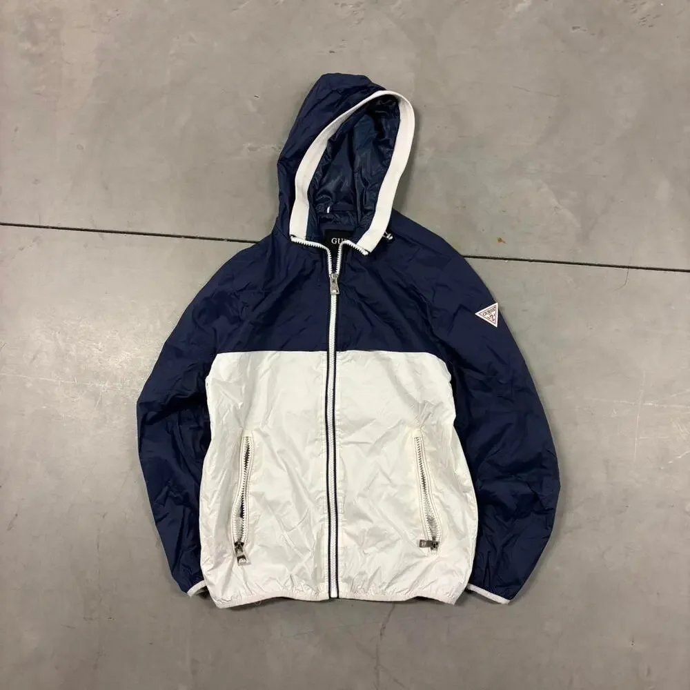 y2k vintage guess two tone windbreaker jacket